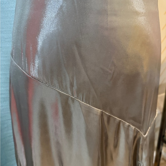 NWT Silver maxi skirt with side split size XS Future Collective - Picture 3 of 6